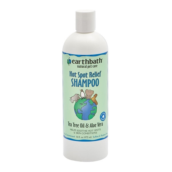 Earthbath Hot Spot Relief Shampoo w/Tea Tree Oil & Aloe Vera - 16oz