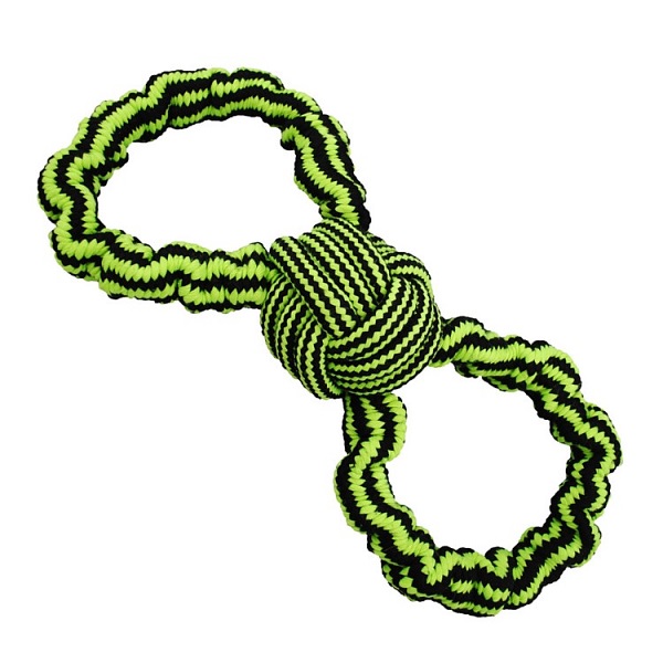 Jolly Pets Knot-N-Chew Gentle Tug Dog Rope - L/XL