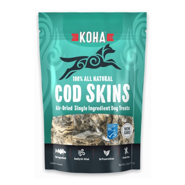 KOHA Cod Skin Dog Treats 2.5oz