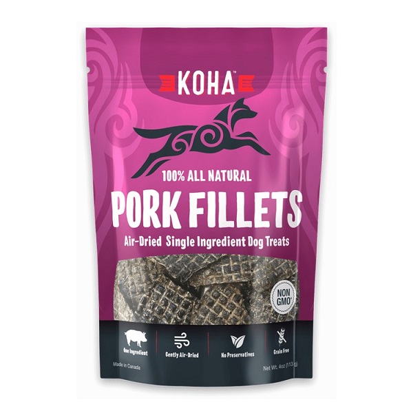KOHA Pork Filet Dog Treats - 4oz