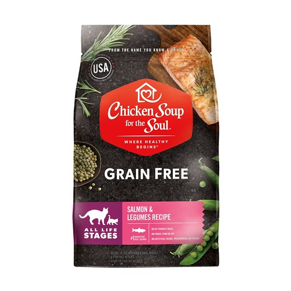 Chicken Soup for The Soul Salmon Recipe Grain Free Cat Food - 12lb
