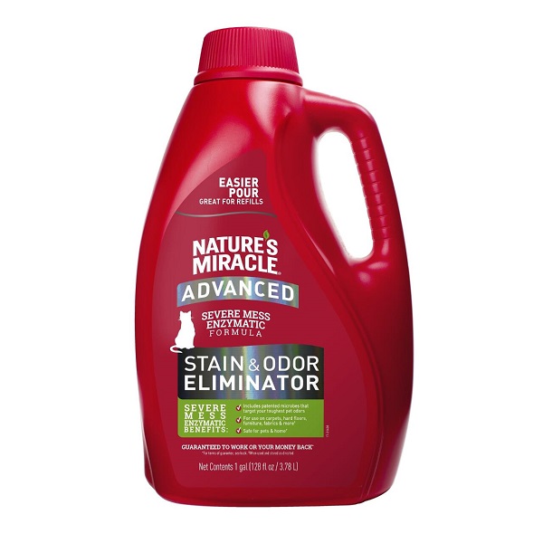 Nature's Miracle Advanced Just For Cats Stain & Odor Eliminator - 128oz