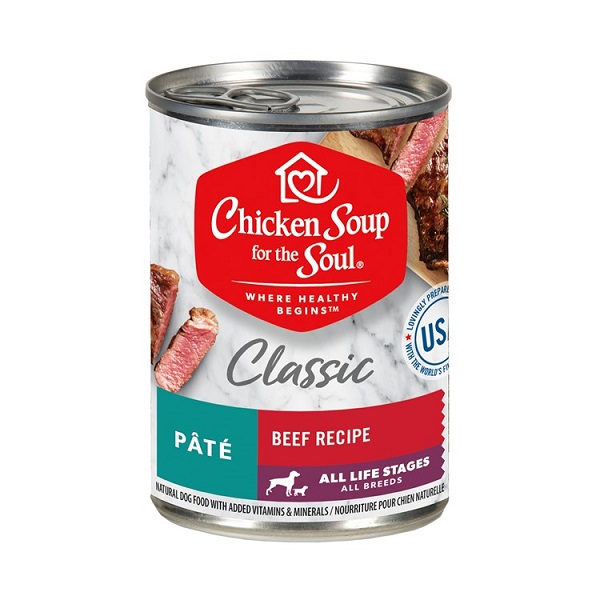 Chicken Soup for The Soul Beef Pate Recipe Canned Dog Food - 13oz