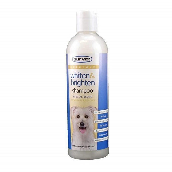 Durvet Naturals Whiten & Brighten Dog Shampoo - 17oz