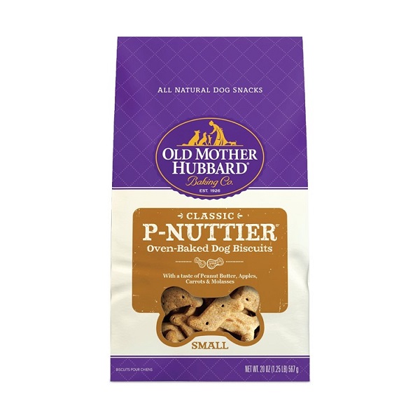 Old Mother Hubbard Classic P-Nuttier Baked Biscuits Dog Treats - 20oz