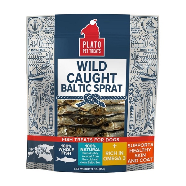 Plato Wild Caught Baltic Sprat Dog Treats