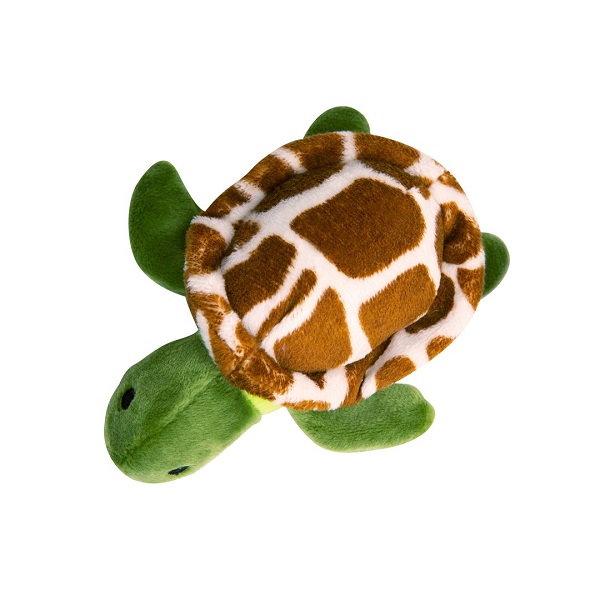 Snugarooz Baby Shelldon Turtle Plush Dog Toy - 5"