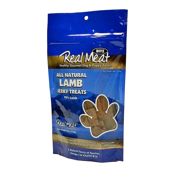 Real Meat Company All Natural Lamb Jerky Dog Treats - 4oz