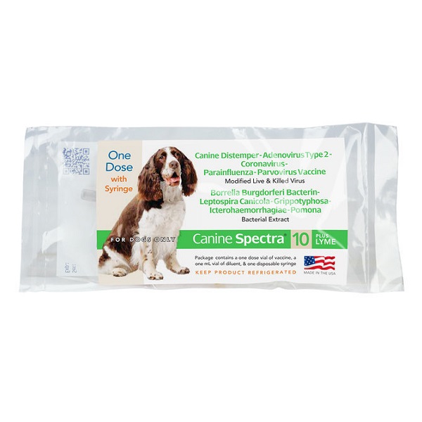 Durvet Canine Spectra 10 Plus Lyme Vaccine - Single Dose w/Syringe