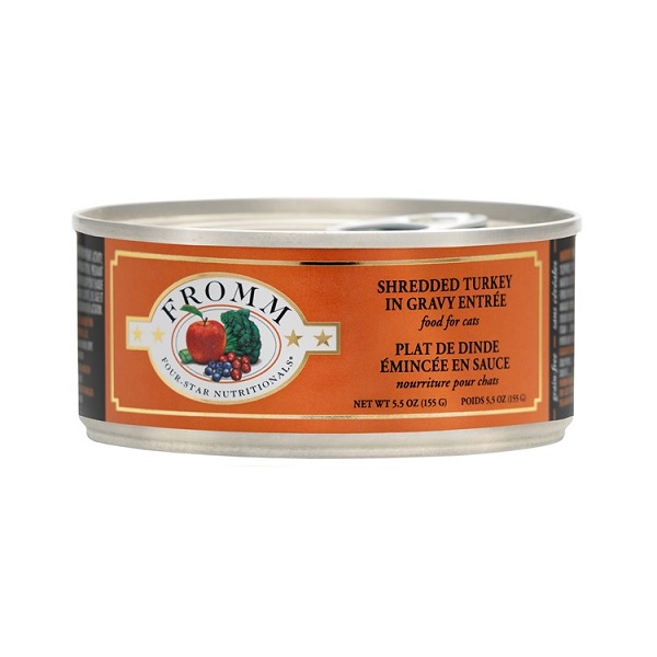 Fromm Four Star Shredded Turkey Entree Canned Cat Food - 5.5oz