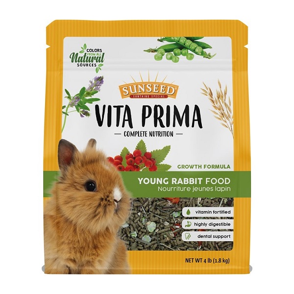 Sunseed Vita Prima Complete Nutrition Young Rabbit Food - 4lb