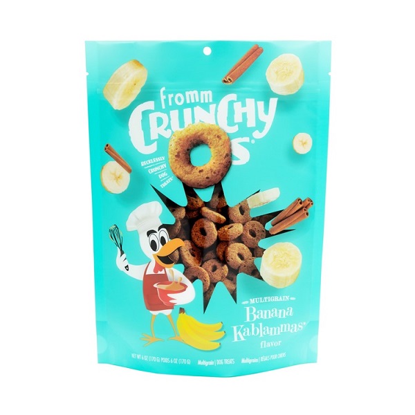 Fromm Crunchy O's Banana Kablammas Flavor Dog Treats - 6oz