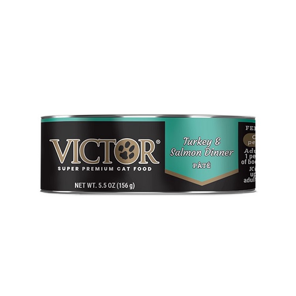 VICTOR Turkey & Salmon Dinner Pâté Canned Cat Food - 5.5OZ