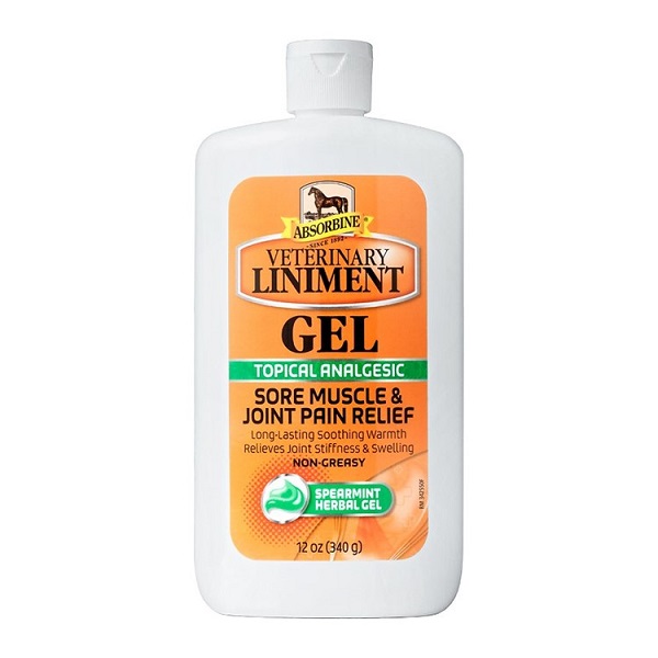 Absorbine Veterinary Sore Muscle & Joint Pain Relief Horse Liniment Gel - 12oz