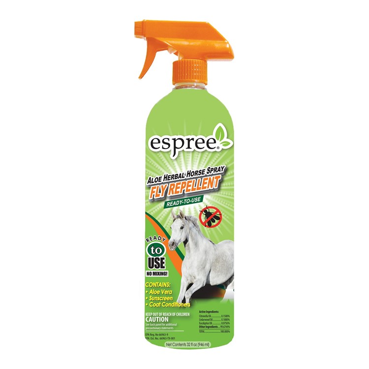 Espree Aloe Herbal Fly Repellant Horse Spray - RTU (32oz)