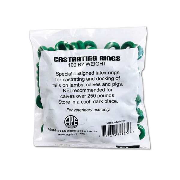 Agri-Pro Castrating Ring Bands - 100ct