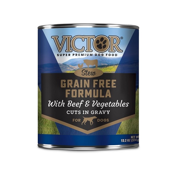VICTOR Beef & Vegetable Stew Cuts in Gravy Canned Dog Food - 13.2oz
