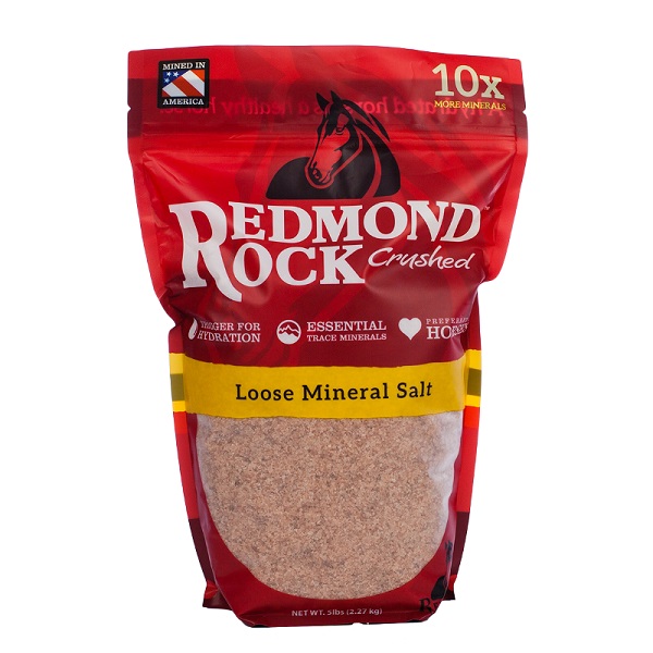 Redmond Equine Red Rock Crushed Loose Mineral Salt - 5lb