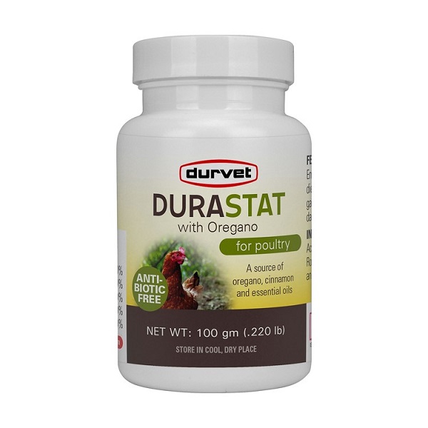 Durvet Durastat Poultry Supplement w/Oregano - 100g