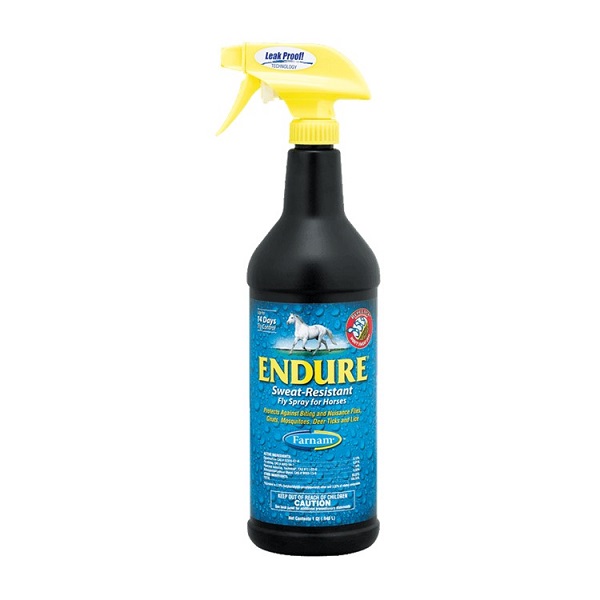 Farnam Endure Ready-To-Use Sweat Resistant Horse Fly Spray - 32oz