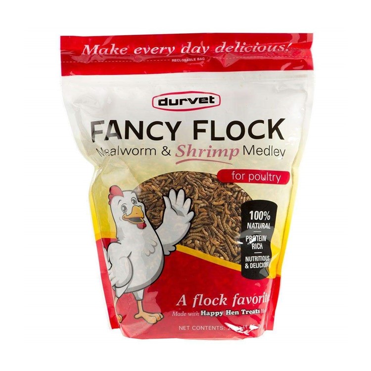 Durvet Fancy Flock Mealworm & Shrimp Medley - 20oz