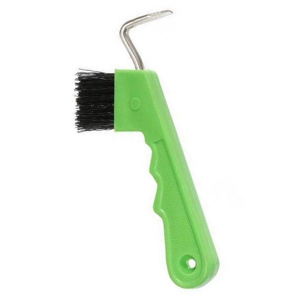 Tough 1 Easy-Grip Hoof Pick & Brush - Assorted (7")