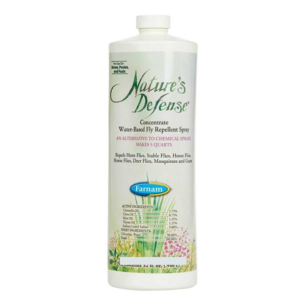 Farnam Nature's Defense Fly Repellent Spray (Concentrate) - 32oz