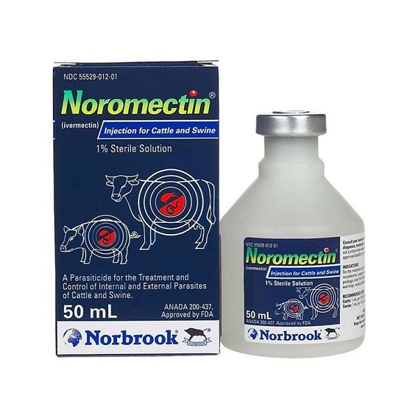 Norbrook Noromectin Parasite Treatment For Cattle & Swine - 50mL