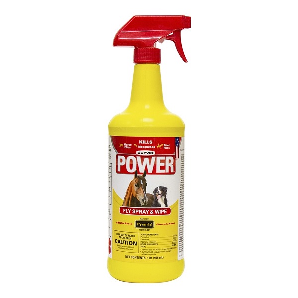 Durvet Power Fly Spray & Wipe - 32oz