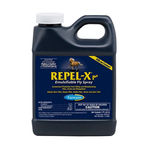 Farnam Repel-X pe Emulsifiable Equine Fly Spray Concentrate - 16oz