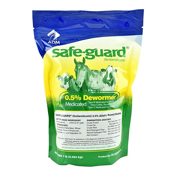 Merck Safe-Guard Medicated Pelleted Dewormer - 1lb