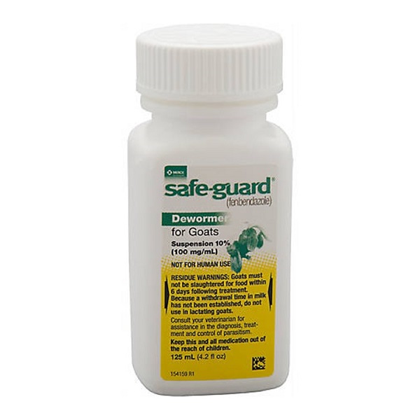 Merck Safe-Guard Goat Dewormer - 125mL