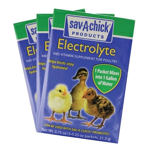 sav-A-chick Poultry Electrolyte & Vitamin Supplement - 3pk