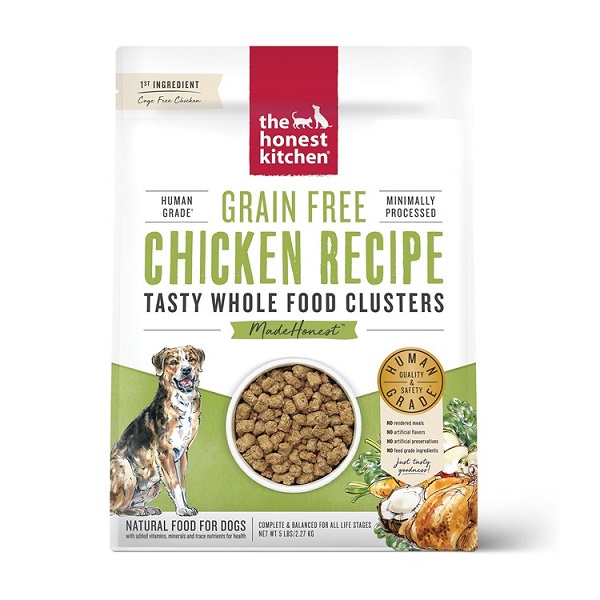 The Honest Kitchen Grain-Free Chicken Whole Food Clusters Dog Food - 5lb