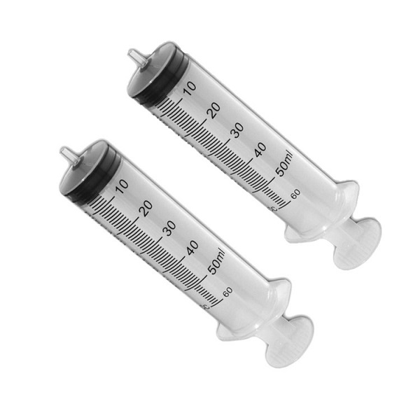 Ideal Instruments Disposable Luer Slip Syringe - 60cc (2pk)