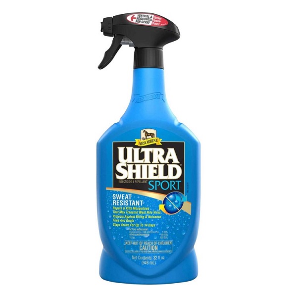 Absorbine UltraShield SPORT Sweat Resistant Insecticide & Repellent Fly Spray - 32oz