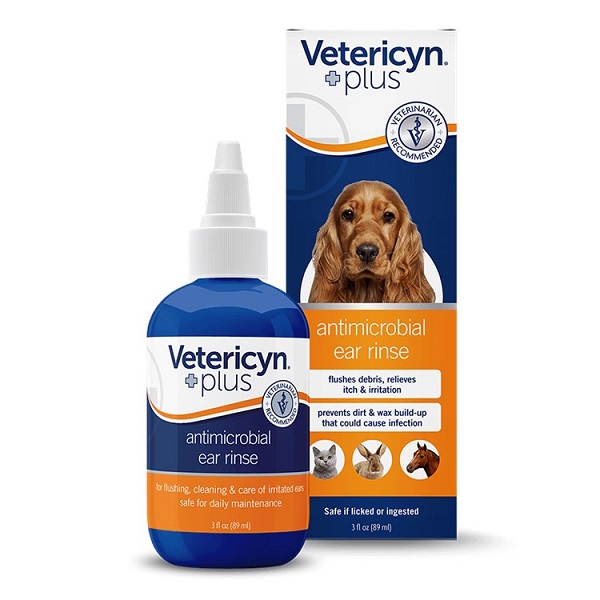 Vetericyn Plus Antimicrobial Ear Rinse - 3oz