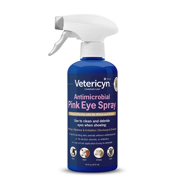 Vetericyn Plus Antimicrobial Pink Eye Spray - 16oz