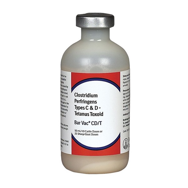 Bar Vac CD/T Vaccine for Livestock - 50mL (10 Doses)