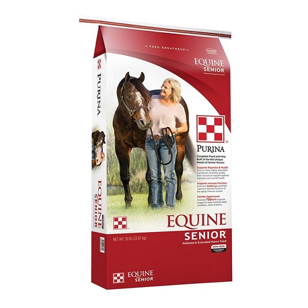 Purina Equine Senior Horse Feed - 50lb