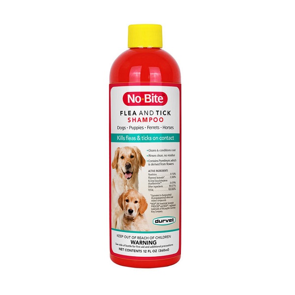 Durvet No-Bite Flea & Tick Shampoo - 12oz