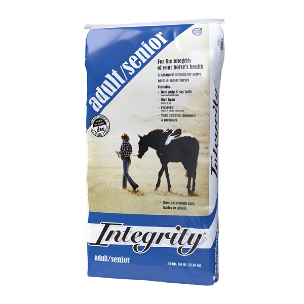 Integrity Adult/Senior Horse Feed (w/Molasses) - 50lb