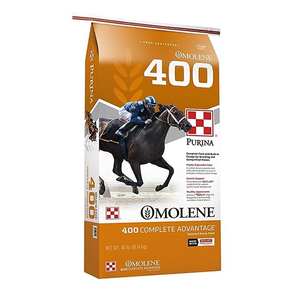 Purina Omolene 400 Complete Advantage Horse Feed - 50lb
