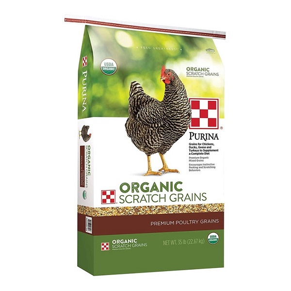 Purina Organic Premium Poultry Scratch Grains - 35lb