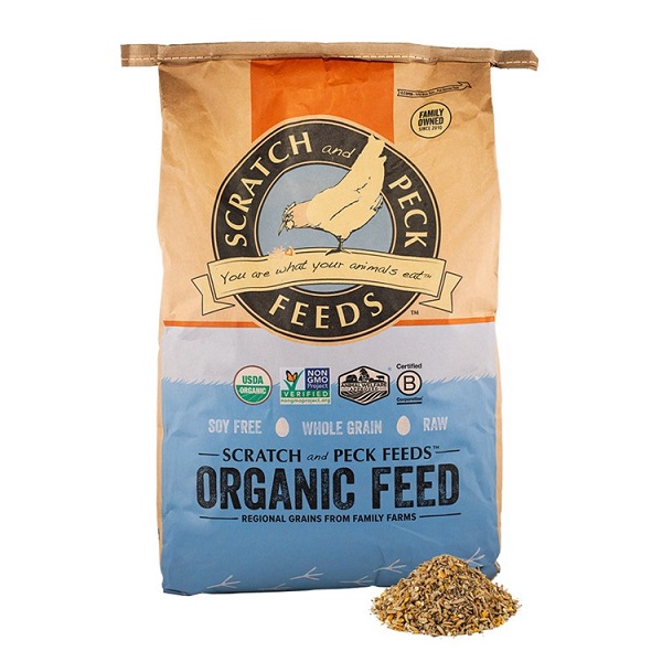 Scratch & Peck Organic Soy Free Goat Feed - 40lb