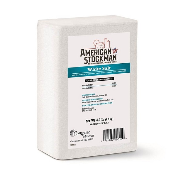 American Stockman White Salt Brick - 4lb