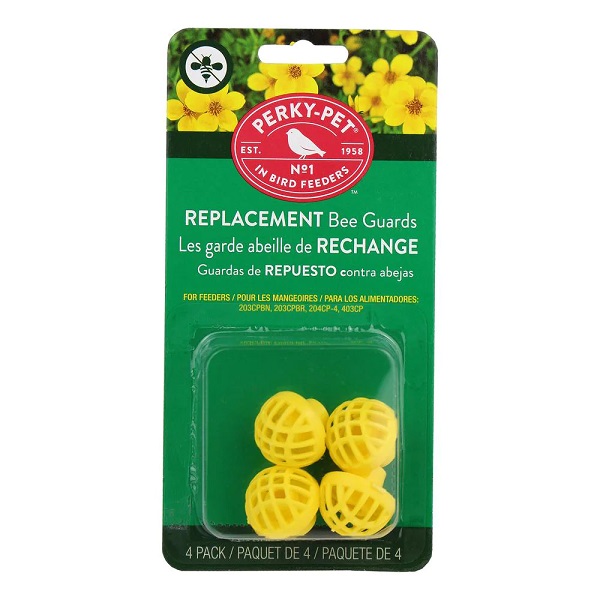 Perky-Pet Replacement Yellow Bee Guards - 4pk