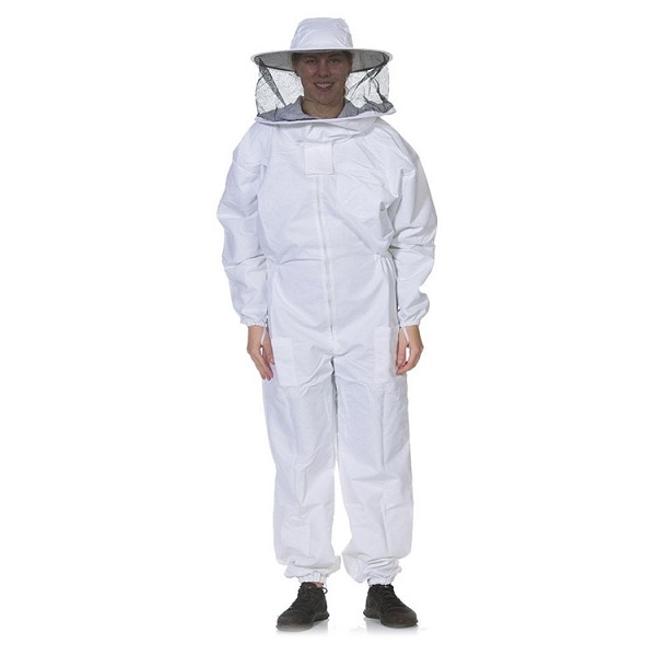 GloryBee Heavy-Duty DLX Bee Suit w/Round Veil - XL