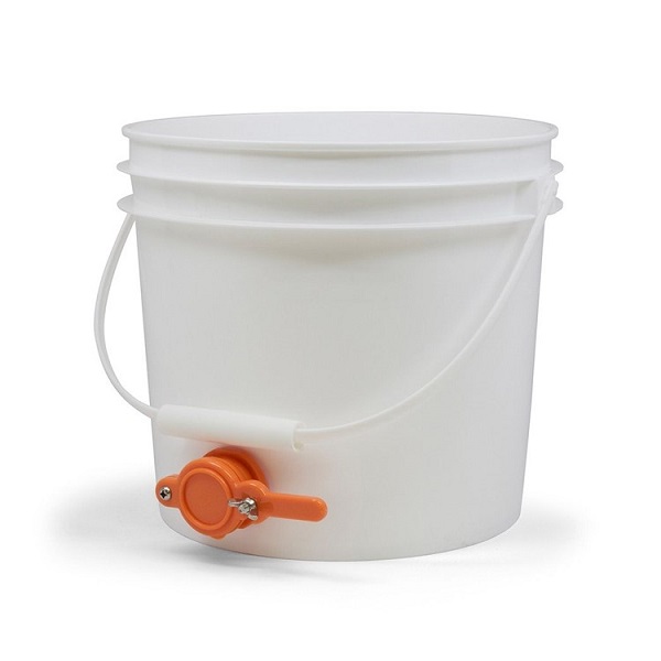 GloryBee Plastic Pail w/Honey Gate - 3.5 Gallon