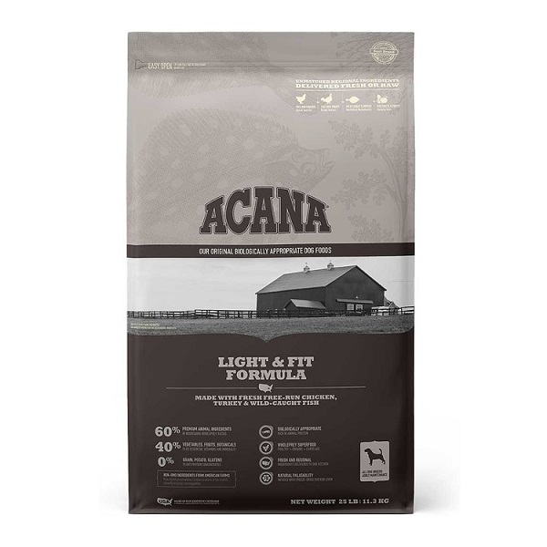 ACANA Heritage Light & Fit Formula Grain-Free Adult Dog Food